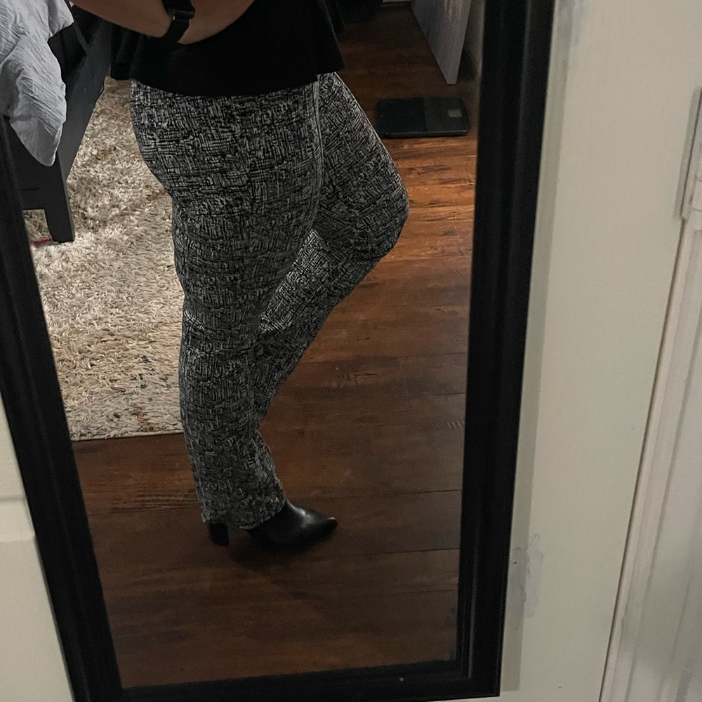 Madison Black and White Patterned Fabric